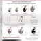 Service Caster 6 Inch Kingpinless High Temp Phenolic Caster Set with Brakes and Swivel Locks SCC-KP30S620-PHRHT-SLB-BSL-4 - alternate 4